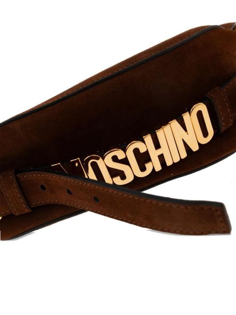 Moschino Handle Me rounded shoulder bag - Brown
