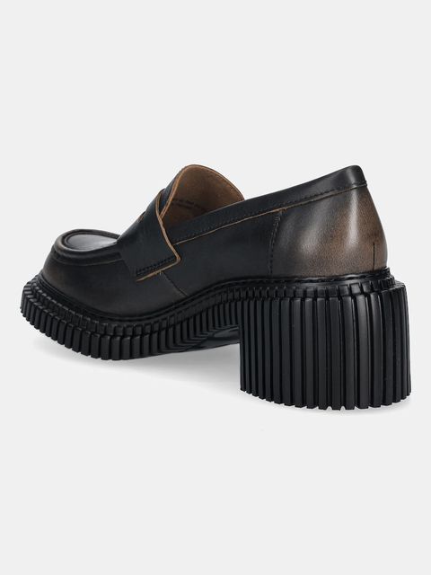 Camper czółenka skórzane Pix London kolor brązowy na słupku K201811-004