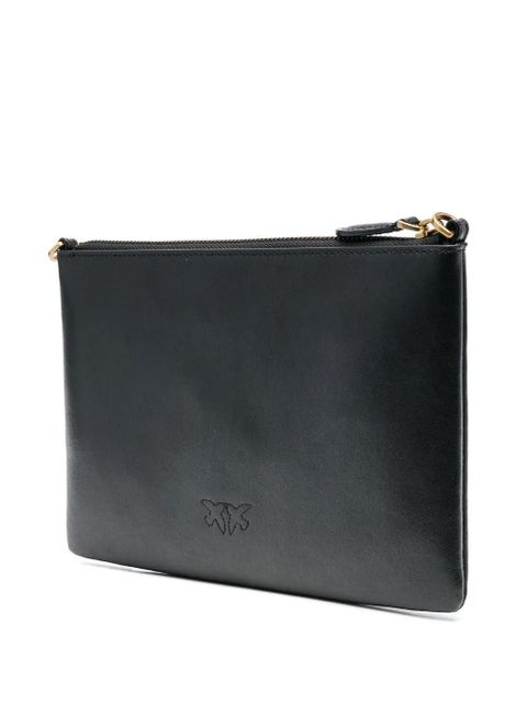 PINKO leather clutch bag - Black