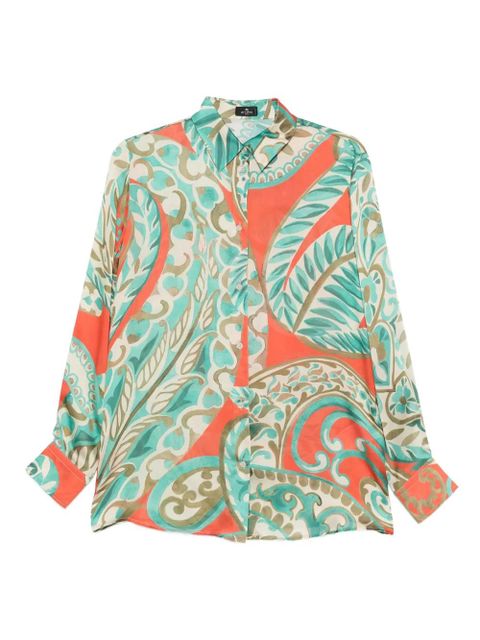 ETRO button-fastening patterned shirt - Orange - zdjęcie produktu nr 1