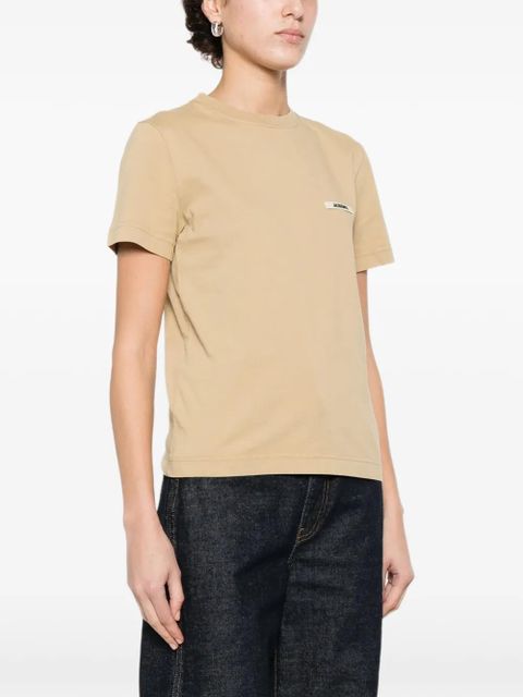 Jacquemus Gros Grain T-shirt - Neutrals