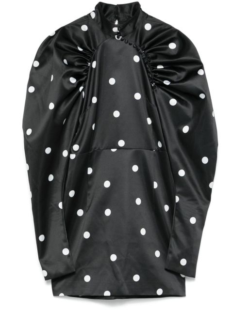 ROTATE BIRGER CHRISTENSEN satin mini dress - Black