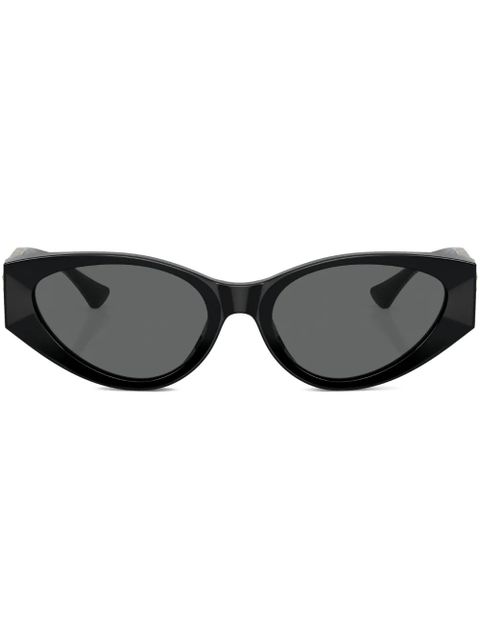Versace Eyewear Medusa oval-frame sunglasses - Black - zdjęcie produktu nr 1