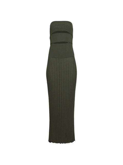 Christopher Esber strapless dress - Green - zdjęcie produktu nr 1