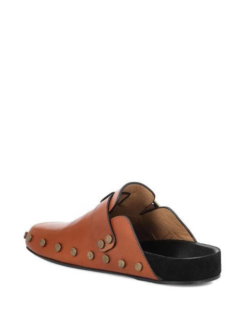 ISABEL MARANT buckle-fastening studded sandals - Brown