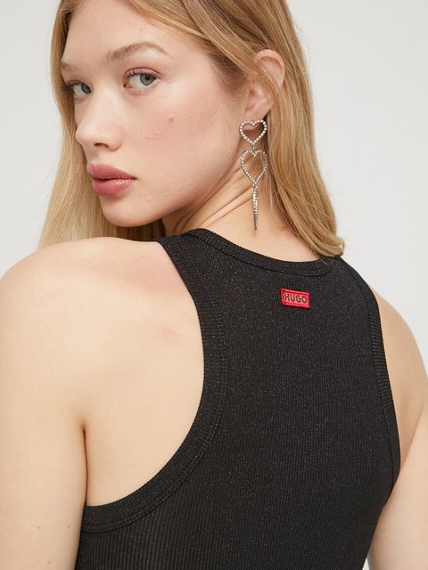 HUGO top 2-pack damski czarny