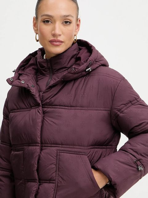 Guess kurtka NEW DAISY kolor fioletowy zimowa W5BL43 W2902