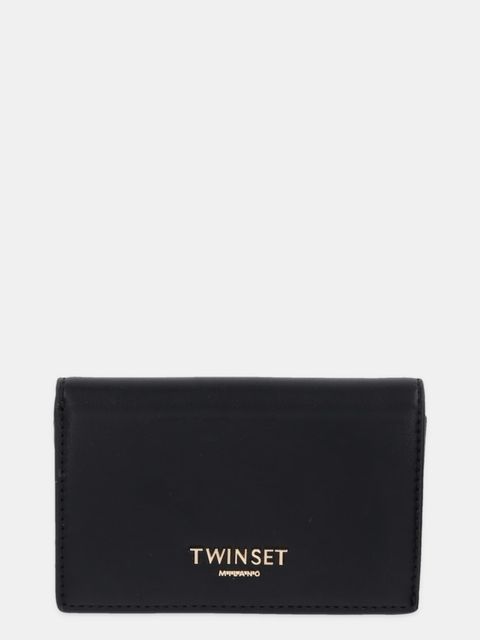 Twinset portfel damski kolor czarny 252TL8013 - zdjęcie produktu nr 1