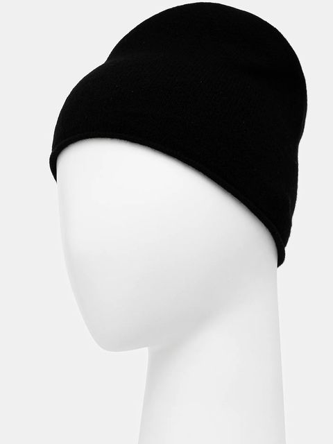 Answear.LAB czapka kaszmirowa kolor czarny - zdjęcie produktu nr 2