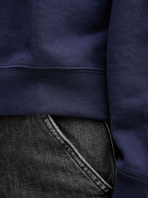 United Colors of Benetton bluza damska kolor granatowy z aplikacją 3WNWD3011