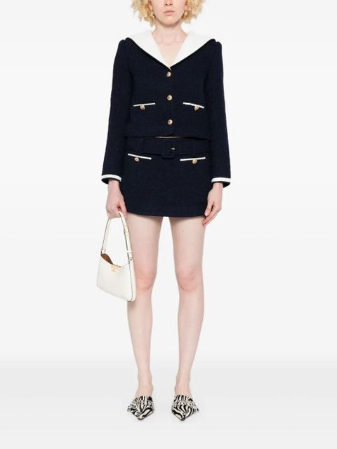 Self-Portrait tweed skorts - Blue - zdjęcie produktu nr 2