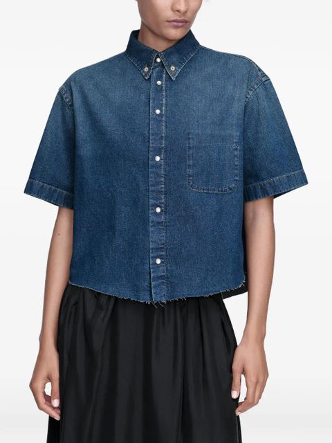 Maison Margiela buttoned shirt - Blue