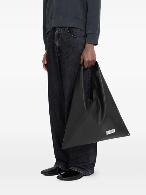 MM6 Maison Margiela triangular shoulder bag - Black - zdjęcie produktu nr 2