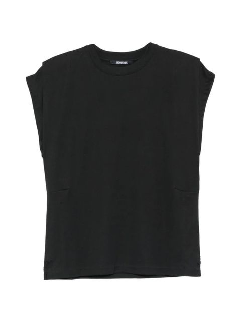 Jacquemus crew-neck T-shirt - Black - zdjęcie produktu nr 1