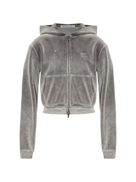 Alexander Wang embellished hooded sweater - Grey - zdjęcie produktu nr 1