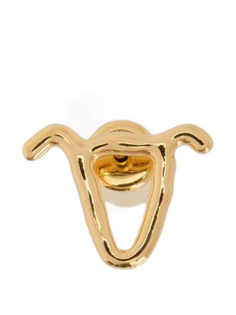 Jil Sander zodiac sign logo earring - Gold - zdjęcie produktu nr 1
