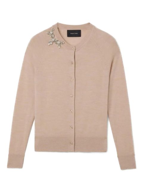 Simone Rocha crystal-embellishment cardigan - Neutrals - zdjęcie produktu nr 1