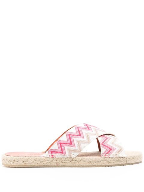 Missoni zigzag open espadrilles - Pink - zdjęcie produktu nr 1