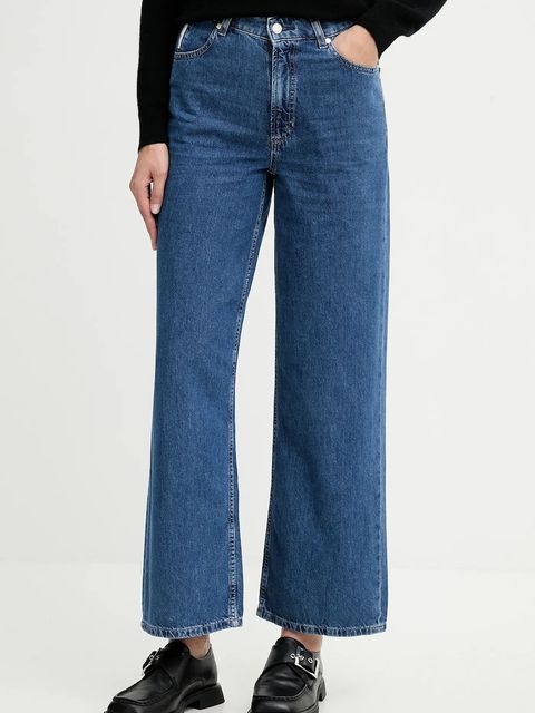 Marc O'Polo jeansy bawełniane damskie kolor niebieski 5000007800 - zdjęcie produktu nr 1