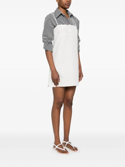 Miu Miu linen-blend dress - White