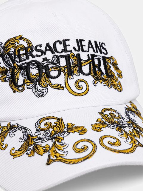 Versace Jeans Couture czapka z daszkiem bawełniana - zdjęcie produktu nr 2