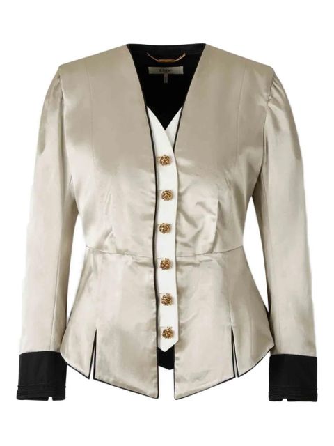 Chloé buttoned jacket - Silver - zdjęcie produktu nr 1