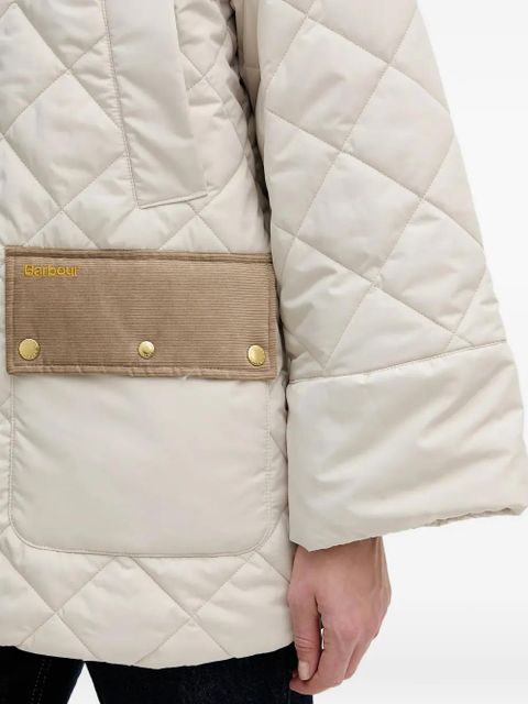 Barbour corduroy quilted jacket - Neutrals