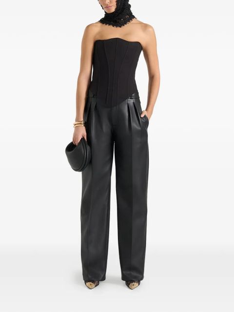 Manière De Voir Scarlett lace-up corset - Black - zdjęcie produktu nr 2