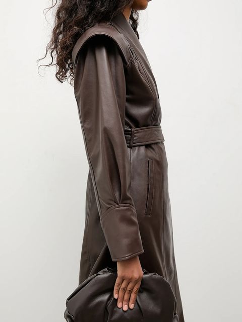 Answear.LAB płaszcz skórzany