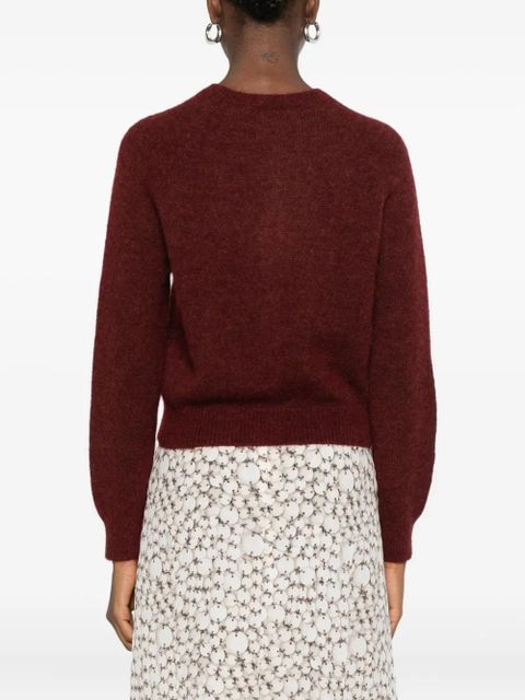 DÔEN long-sleeve cardigan - Red