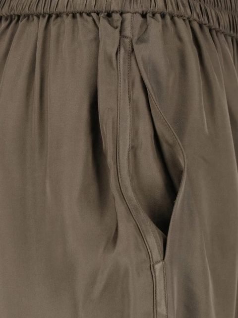 The Frankie Shop Nelis satin shorts - Green