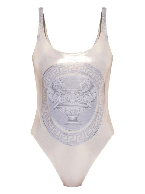 Versace statue print swimsuit - Neutrals - zdjęcie produktu nr 1