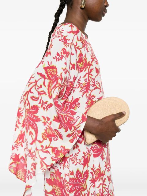 ETRO floral-print maxi dress - Pink
