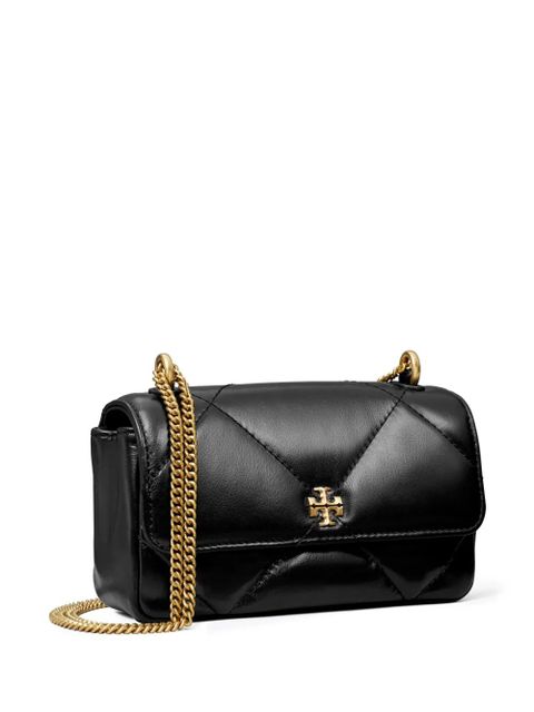 Tory Burch mini Kira diamond-quilted flap bag - Black