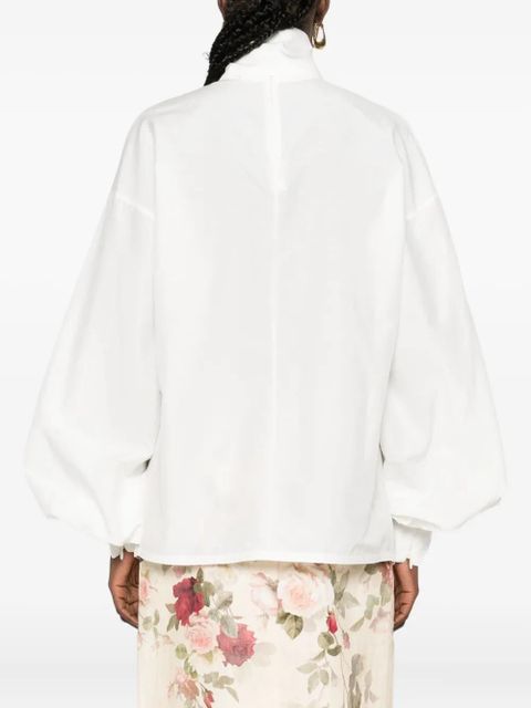 ZIMMERMANN tie-waist blouse - White