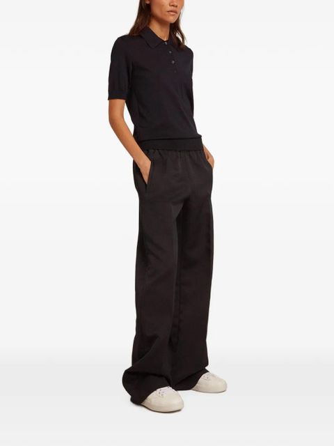 Golden Goose logo-patch polo shirt - Blue - zdjęcie produktu nr 2