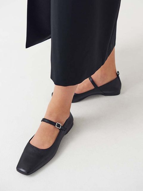 Vagabond Shoemakers baleriny skórzane DELIA kolor czarny