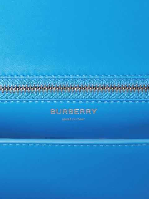 Burberry snakeskin-print TB shoulder bag - Blue - zdjęcie produktu nr 2