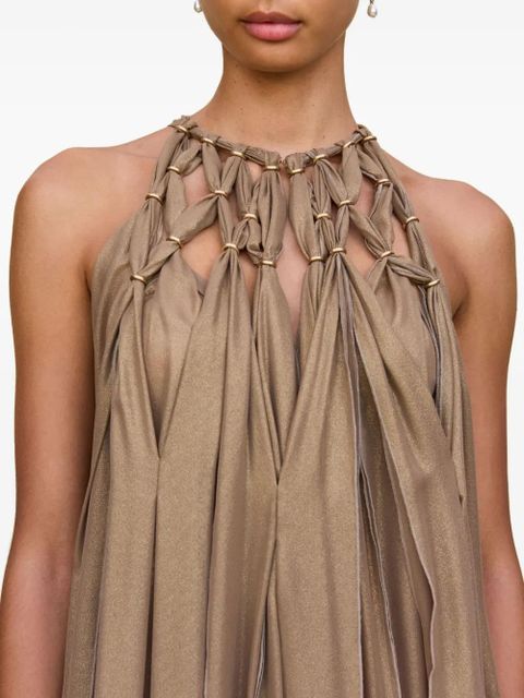 Cult Gaia Aditi gown dress - Gold