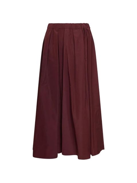 Weekend Max Mara Curvato pleated maxi skirt - Red - zdjęcie produktu nr 1