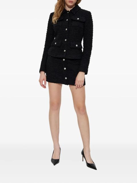 MISBHV single-breasted tweed jacket - Black