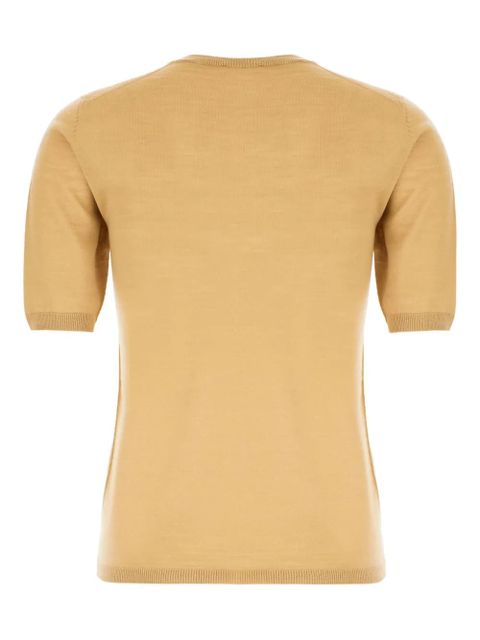 Max Mara short-sleeve crew-neck T-shirt - Brown - zdjęcie produktu nr 2