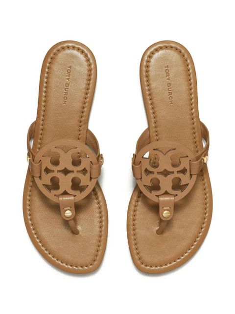 Tory Burch Miller logo-motif flip flops - Neutrals - zdjęcie produktu nr 2