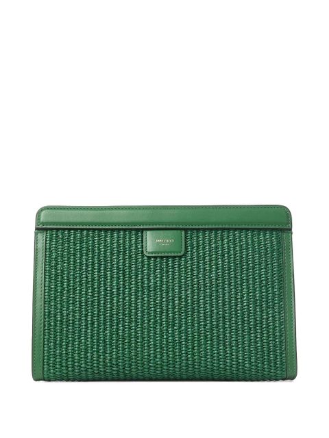 Jimmy Choo Avenue clutch bag - Green - zdjęcie produktu nr 2