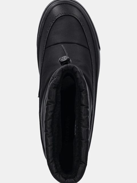 Calvin Klein śniegowce VULC FLATF SNOWBOOT NYLON kolor czarny YW0YW01977
