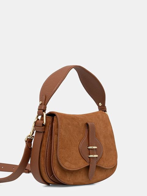 Coccinelle torebka skórzana MAVERY SUEDE