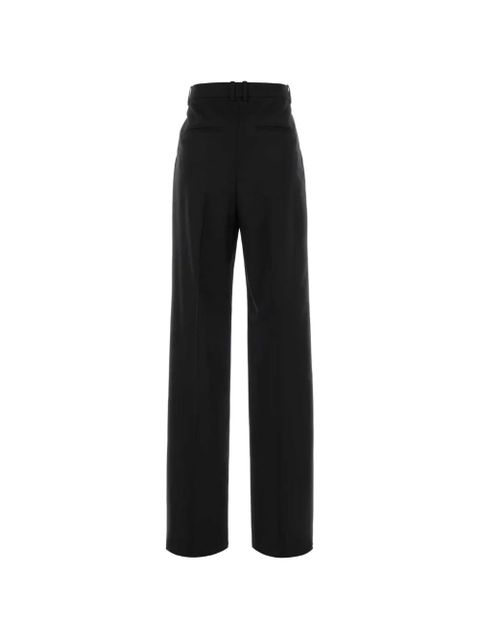 Saint Laurent pressed-crease wool trousers - Black - zdjęcie produktu nr 2