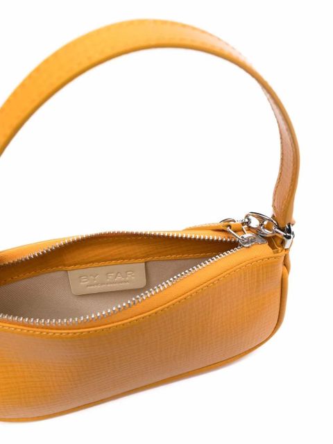 BY FAR mini Rachel lizard-skin effect shoulder bag - Orange