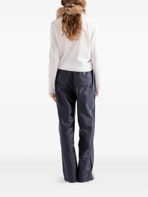 Prada long-sleeved jersey T-shirt - White