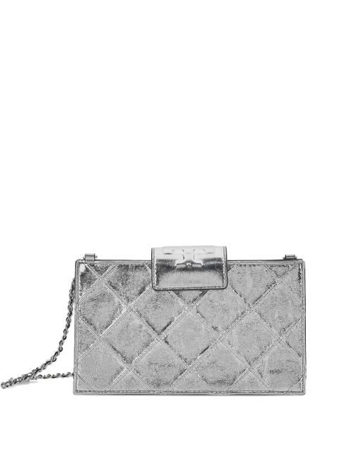 Tory Burch mini Fleming crossbody bag - Silver - zdjęcie produktu nr 1